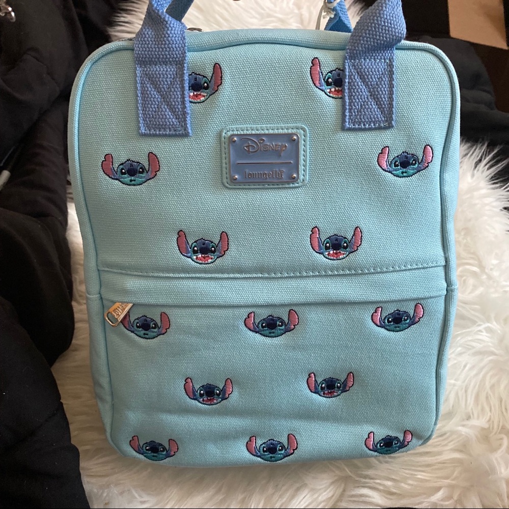 Loungefly Disney Stitch embroidered backpack